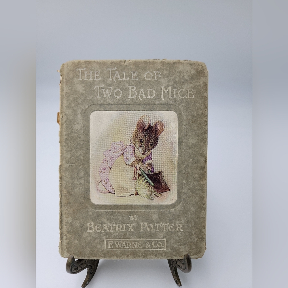 The Tale Of Two Bad Mice 1904 Beatrix Potter Hardcover F. Warne Co. 1st Edition
